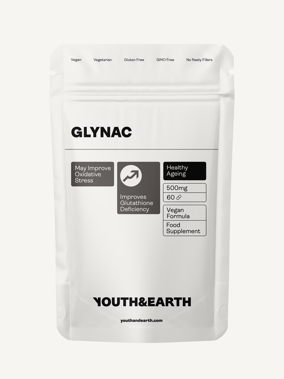 GLYNAC (NAC & GLYCINE) 60 x 500mg capsules