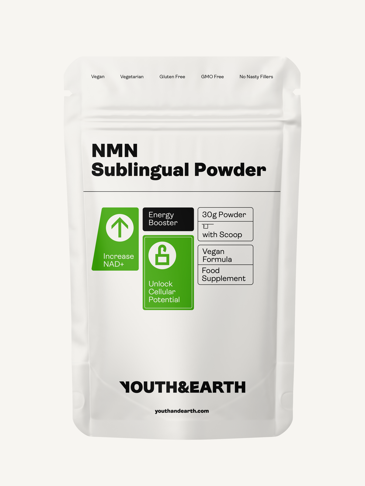 NMN (β-Nicotinamide Mononucleotide) Sublingual Powder 30g