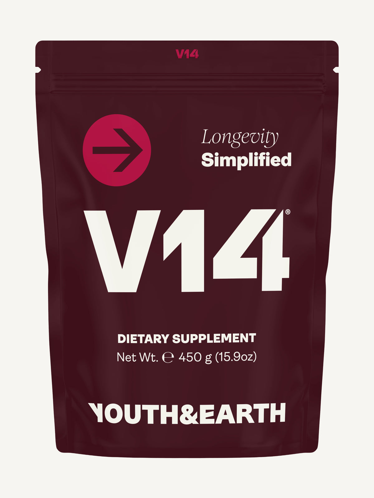 V14 Longevity Reds - 450g Pouch (powder & scoop)